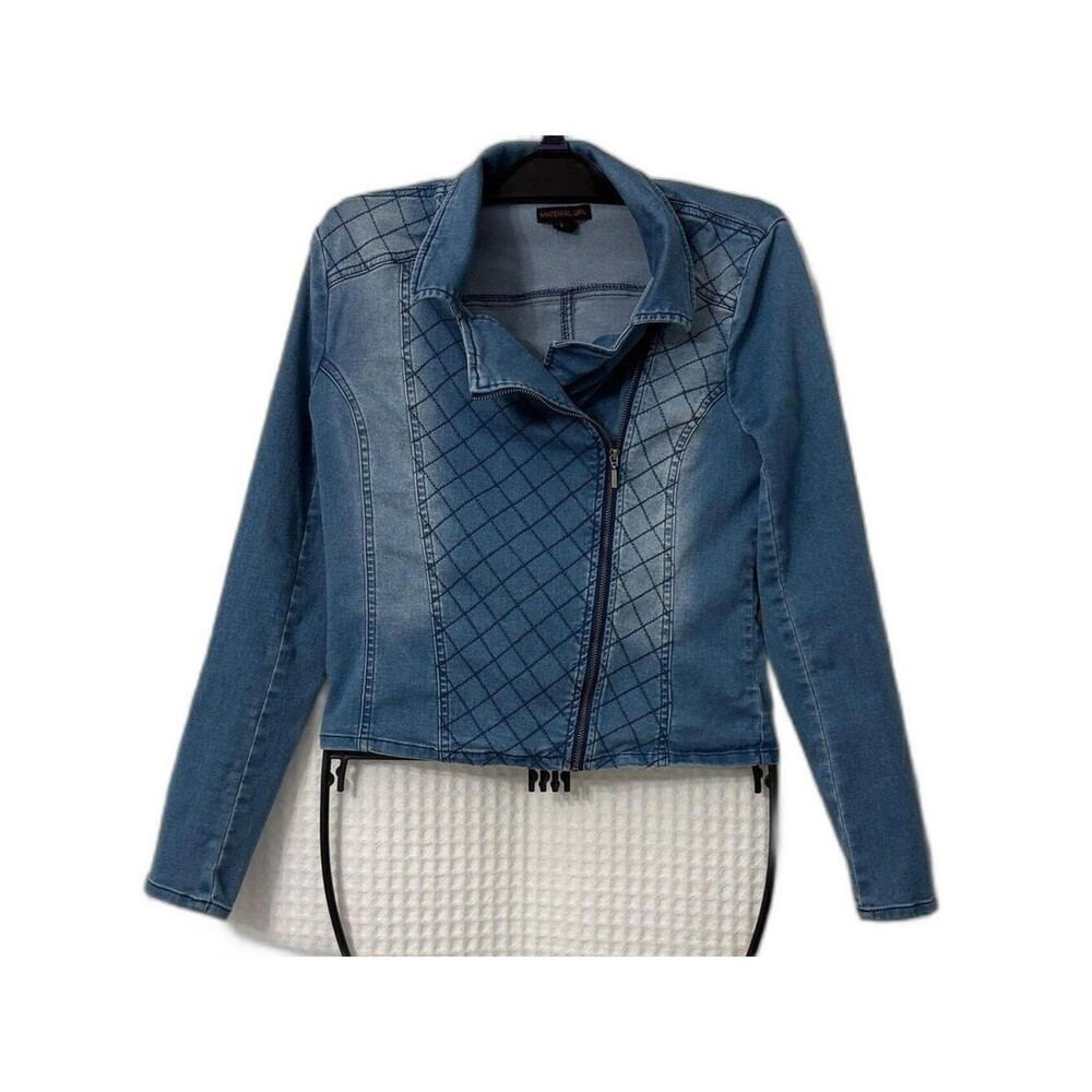 Material Girl Women's Blue Jean Jacket